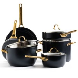 GreenPan Padova Healthy Ceramic Nonstick Cookware Set, 10 Piece