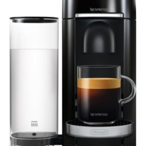 Nespresso Vertuo Plus Deluxe Coffee and Espresso Machine by De'Longhi in Black