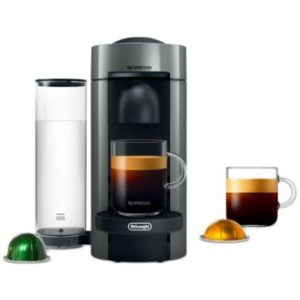 Nespresso Vertuo Plus Coffee and Espresso Machine by De'Longhi, Gray