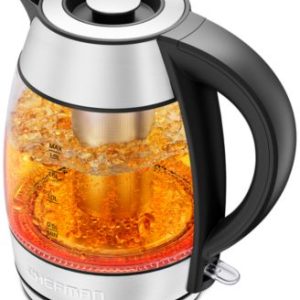 Chefman 1.8L Stay Hot Electric Kettle with Tea Infuser
