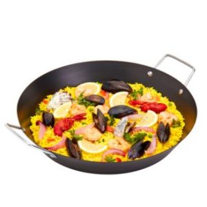 INFUSE Latin Carbon Steel 15" Paella Pan