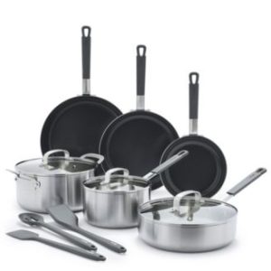 GreenPan X Bobby Flay Stainless Steel Uncoated Nonstick 12