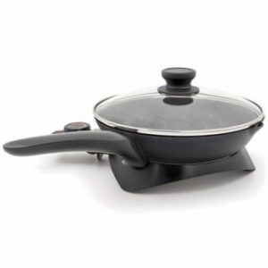 Elite Cuisine 10.5" Electric Skillet with Handle