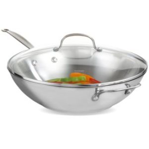 Cuisinart Chef's Classic Stainless Steel 14" Covered Stir Fry